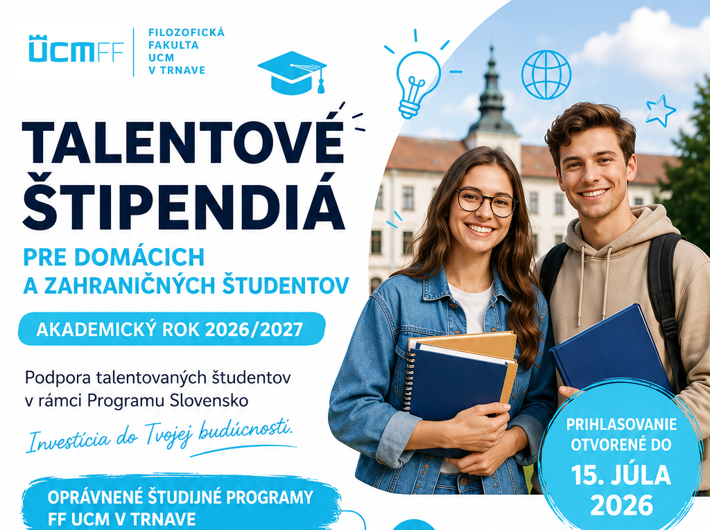 Talentové štipendiá pre domácich a zahraničných študentov sú opäť otvorené