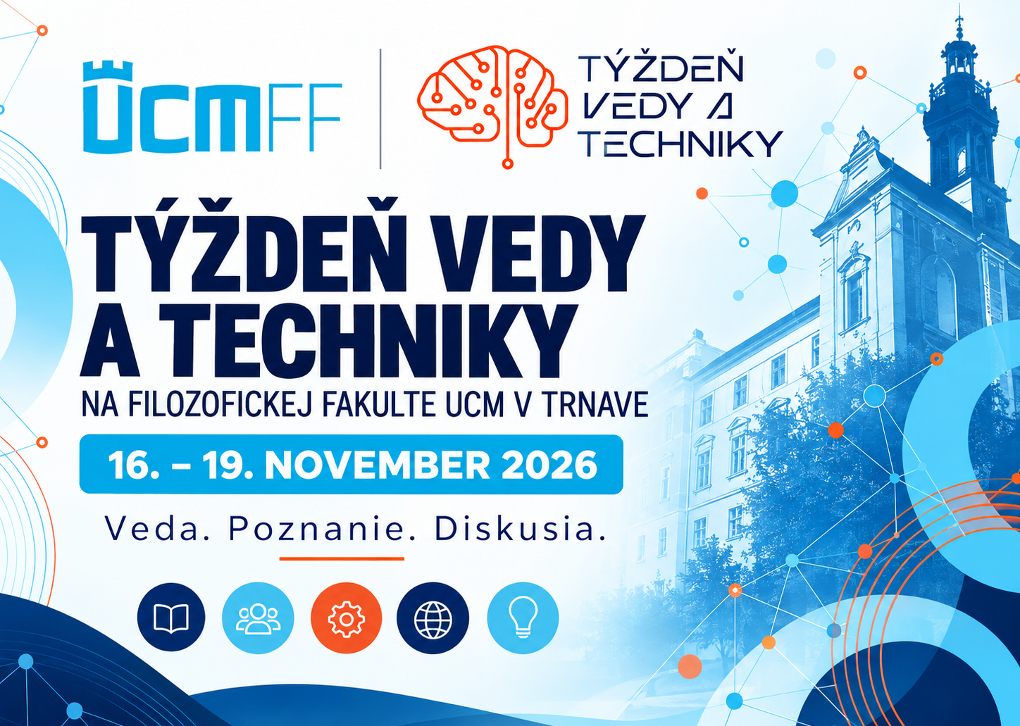 Týždeň vedy a techniky na FF UCM 2026: Deväť podujatí, ktoré spájajú vedu, spoločnosť a kultúru